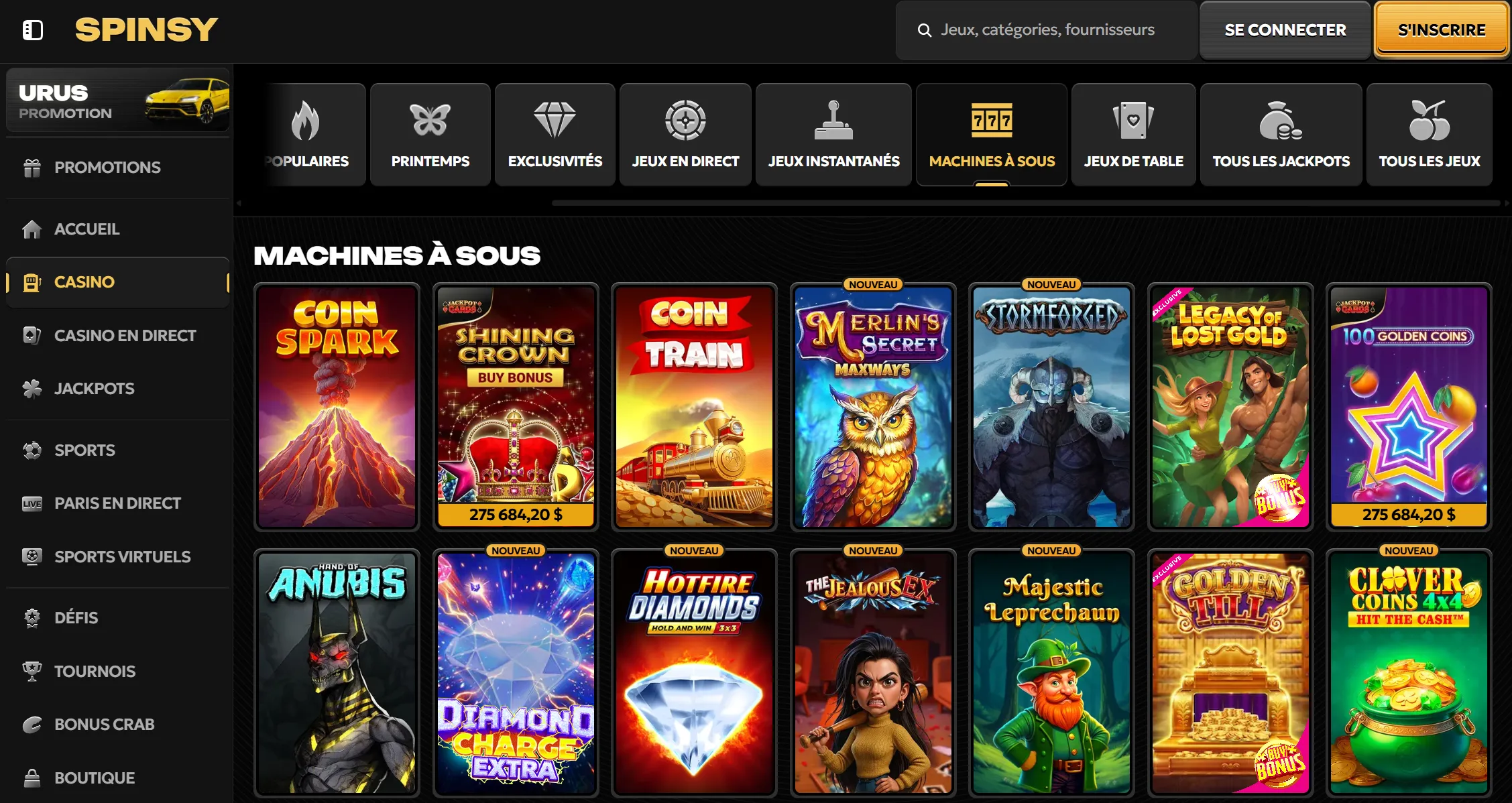 Pourquoi la Spinsy Casino app séduit sur smartphone